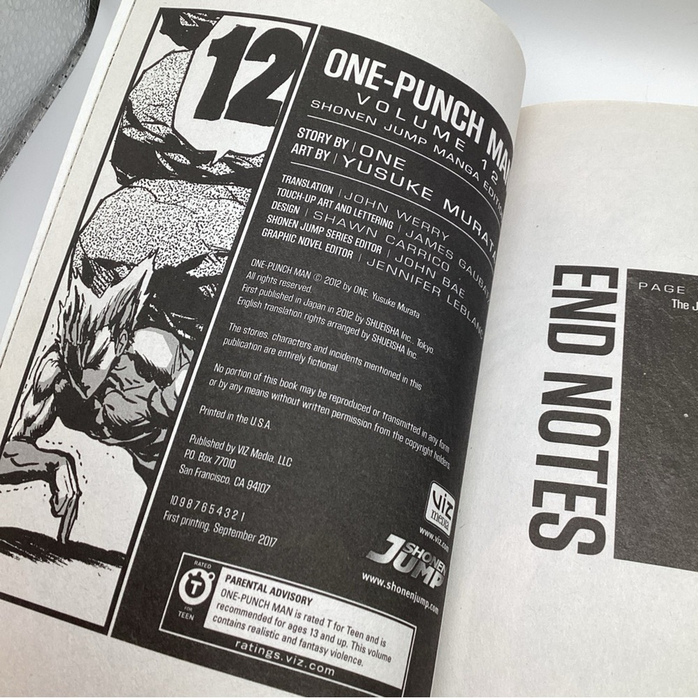 One-Punch Man Vol. 10 , 11 , 12 Paperback By ONE First Editions - Picture 5 of 9